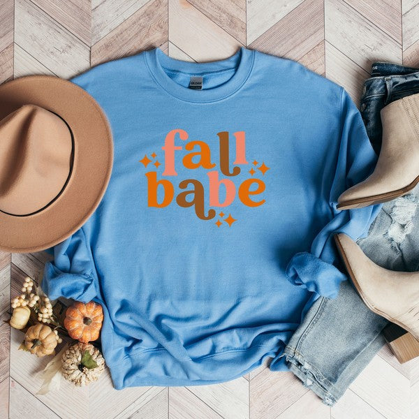 Fall Babe Stars Sweatshirt