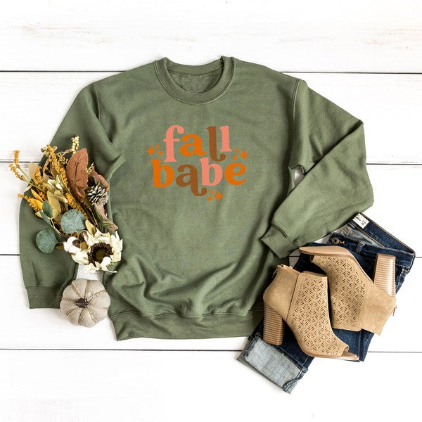 Fall Babe Stars Sweatshirt