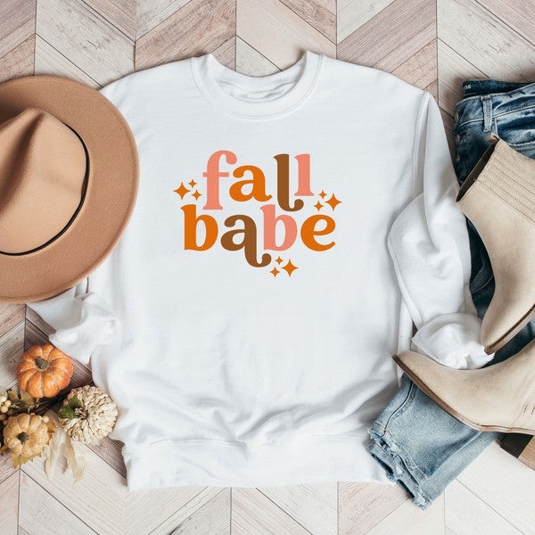 Fall Babe Stars Sweatshirt