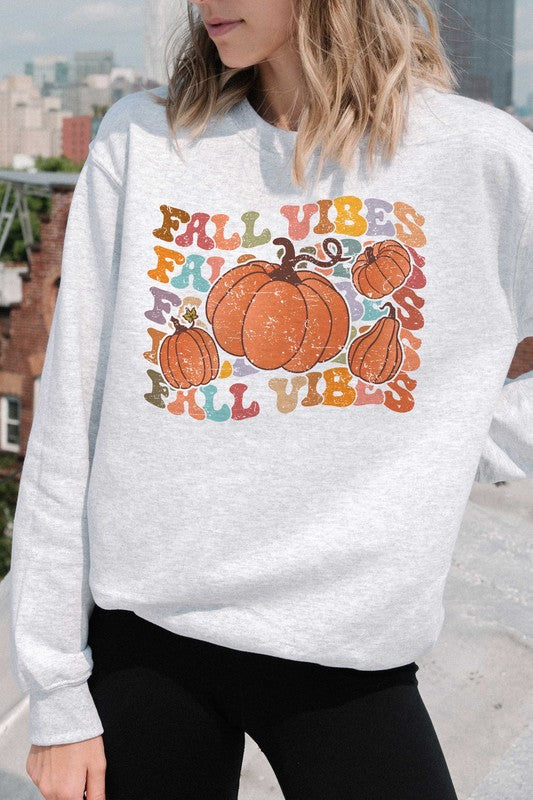 Fall Vibes Pumpkins Sweatshirt