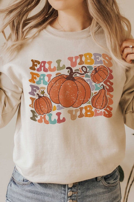 Fall Vibes Pumpkins Sweatshirt