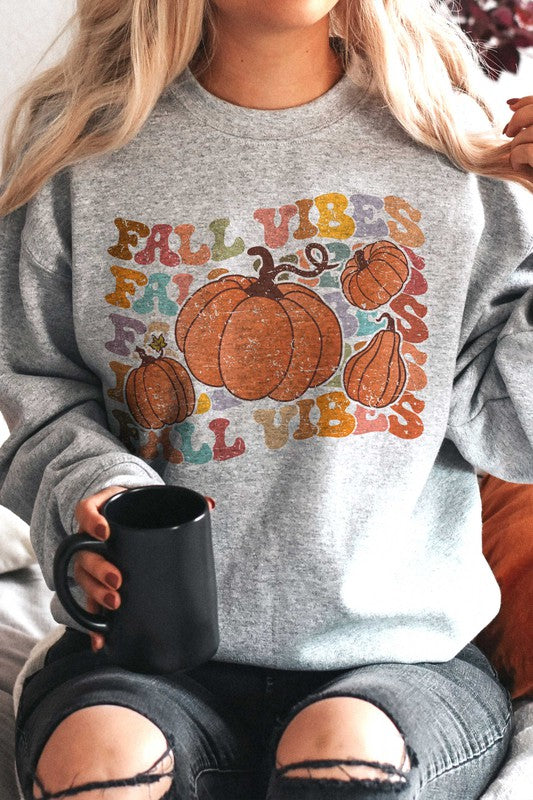 Fall Vibes Pumpkins Sweatshirt