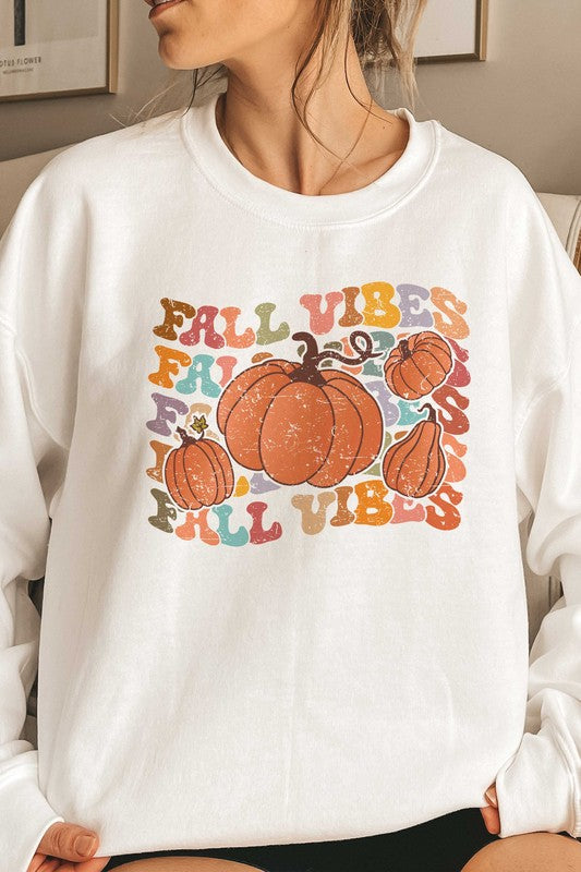 Fall Vibes Pumpkins Sweatshirt