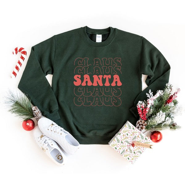 Santa Claus Stacked Sweatshirt