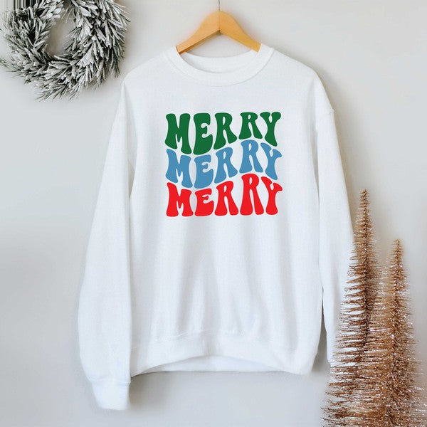 Merry Stacked Sweatshirt