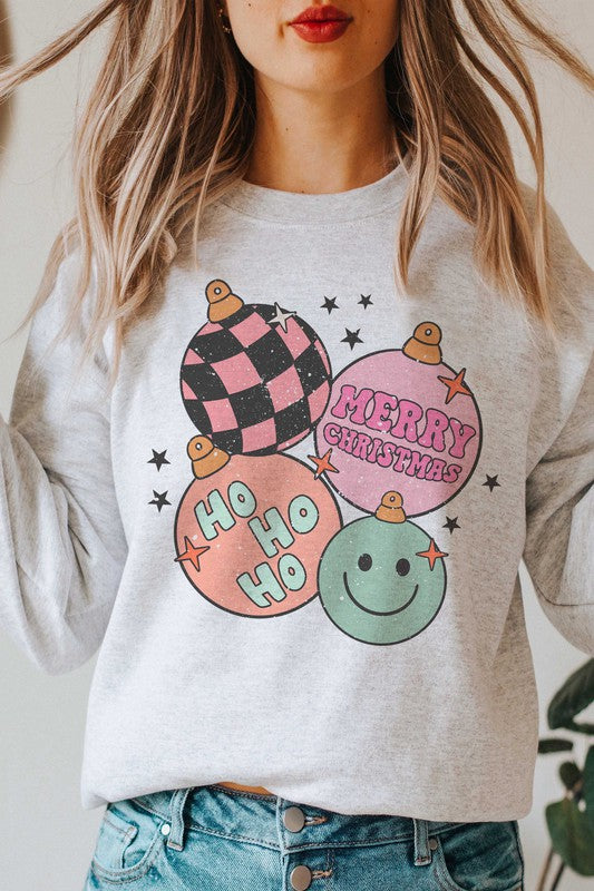 Ho Ho Ho Ornaments Sweatshirt