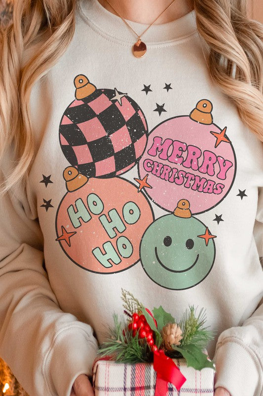 Ho Ho Ho Ornaments Sweatshirt