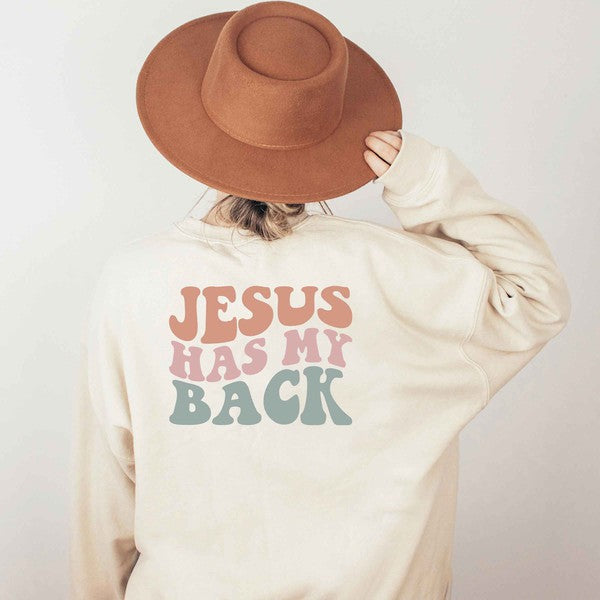 Jesus Has My Back Sweatshirt