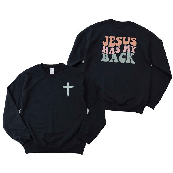 Jesus Has My Back Sweatshirt