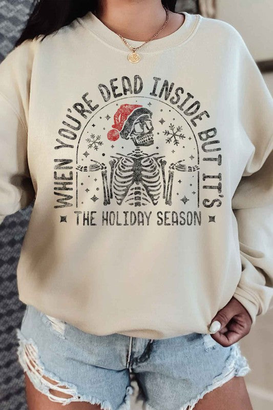 Christmas Skeleton Sweatshirt