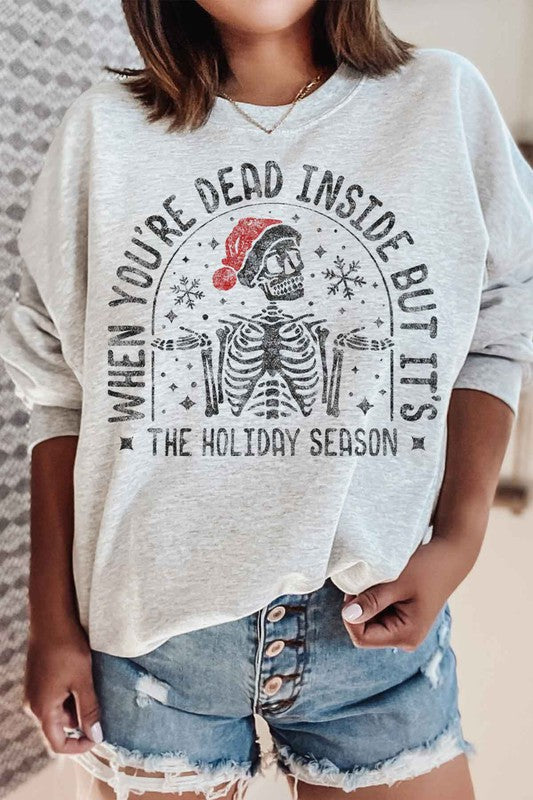 Christmas Skeleton Sweatshirt