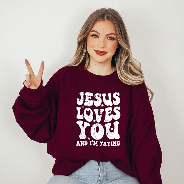 Jesus Loves Sweatshirt