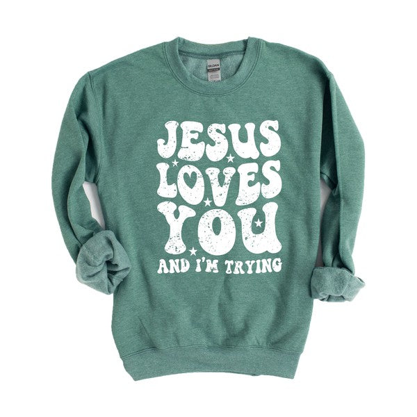 Jesus Loves Sweatshirt