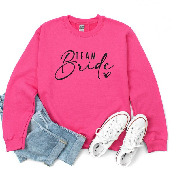 Team Bride Script Sweatshirt