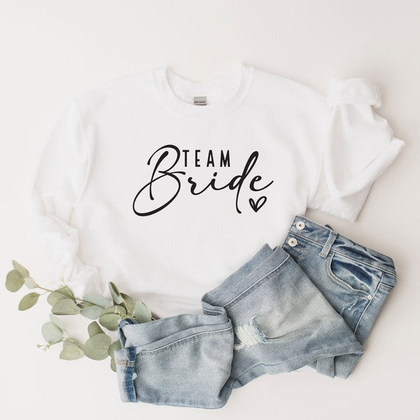 Team Bride Script Sweatshirt