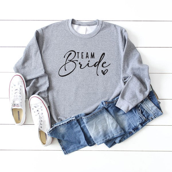 Team Bride Script Sweatshirt