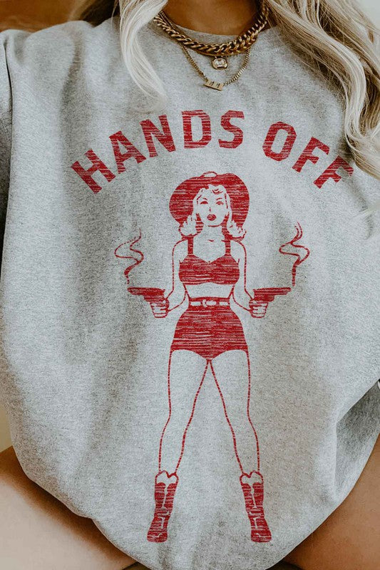 Hands Off Oversized Sweatshirt