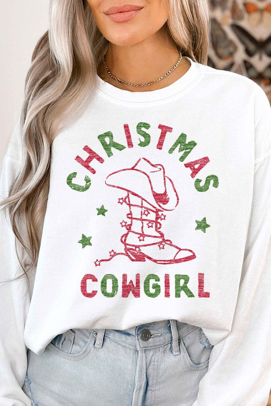 Christmas Cowgirl Sweatshirt