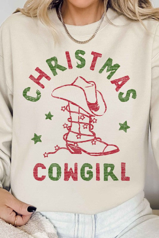 Christmas Cowgirl Sweatshirt