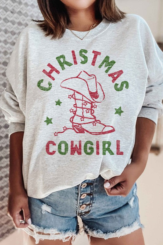 Christmas Cowgirl Sweatshirt