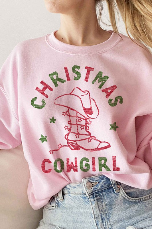 Christmas Cowgirl Sweatshirt