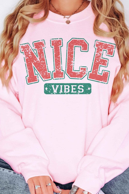 Nice Vibes Oversized Sweatshirt