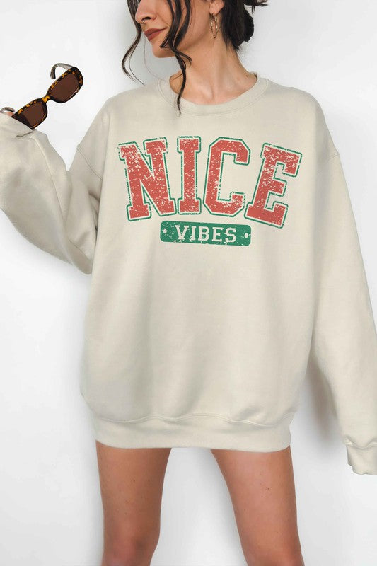 Nice Vibes Oversized Sweatshirt