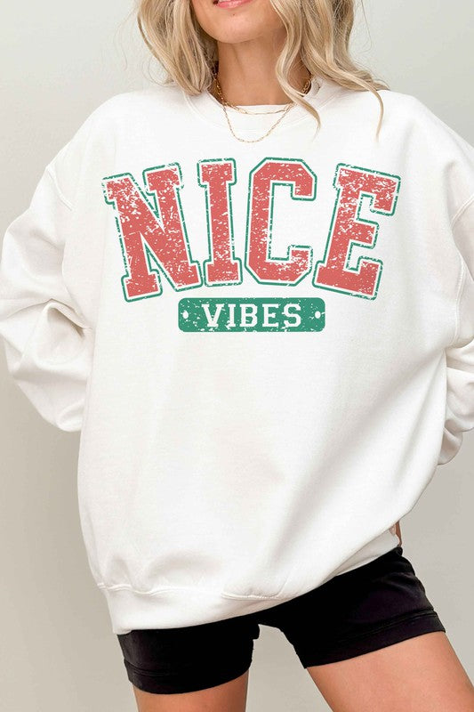 Nice Vibes Oversized Sweatshirt