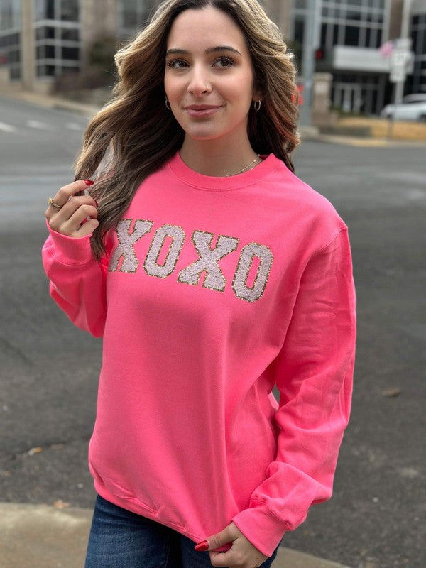 XOXO Patch Sweatshirt