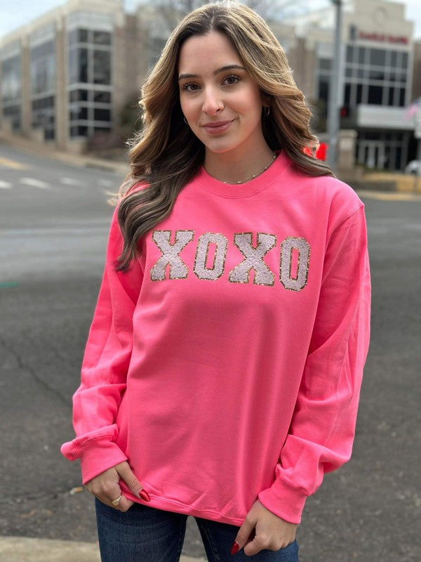 XOXO Patch Sweatshirt