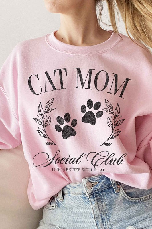 cat mom sweatshirt 