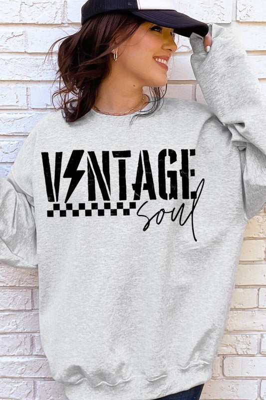 Vintage Soul Oversized Sweatshirt