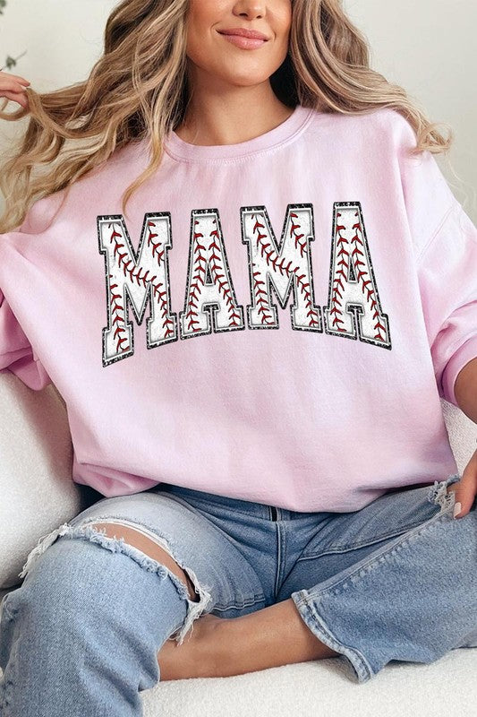 baseball mama sweatshirt