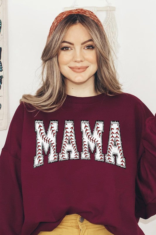 baseball mama sweatshirt