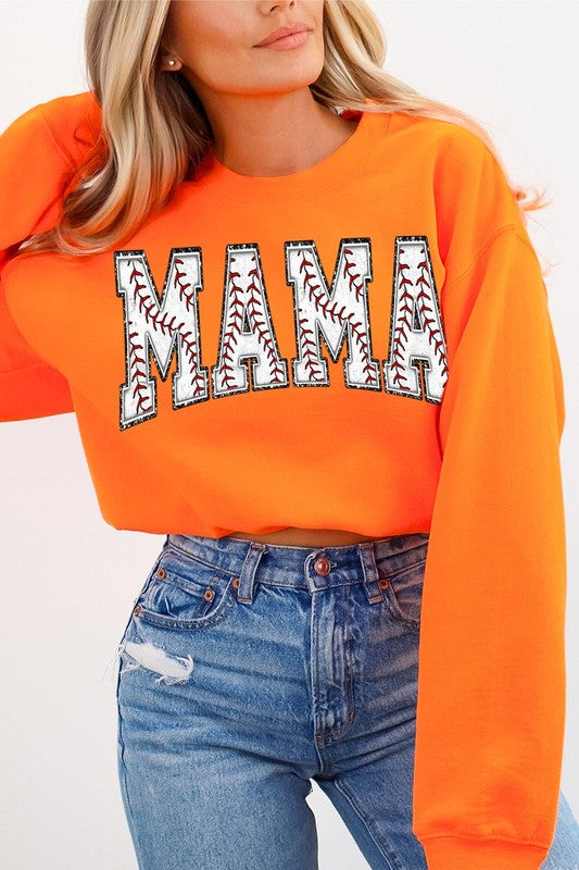 baseball mama sweatshirt