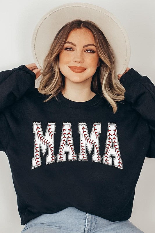 baseball mama sweatshirt