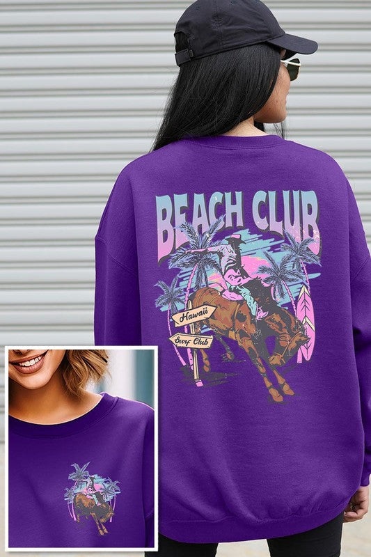 beach sweatshirt