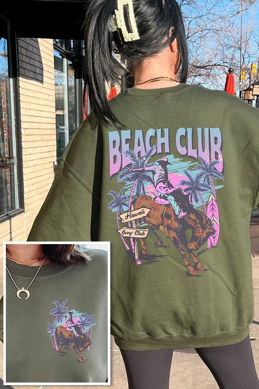 beach sweatshirt