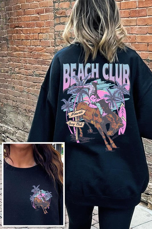 beach sweatshirt