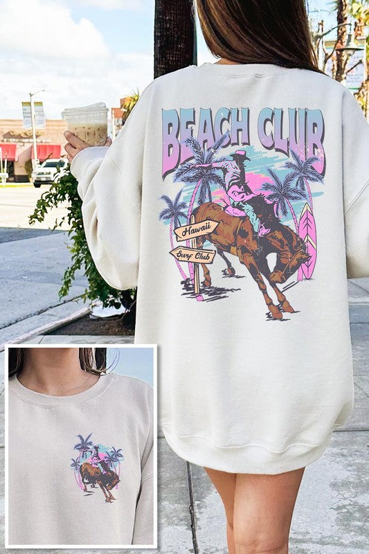 beach sweatshirt