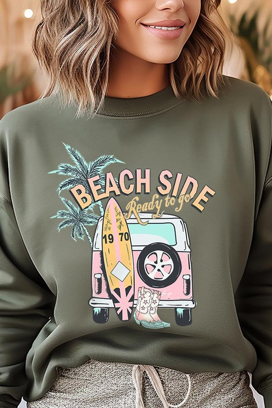 beach sweatshirt