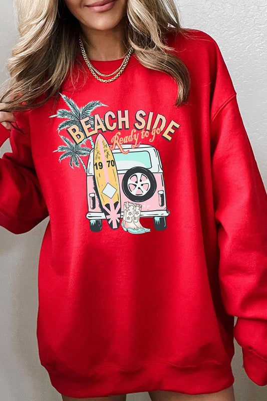 beach sweatshirt