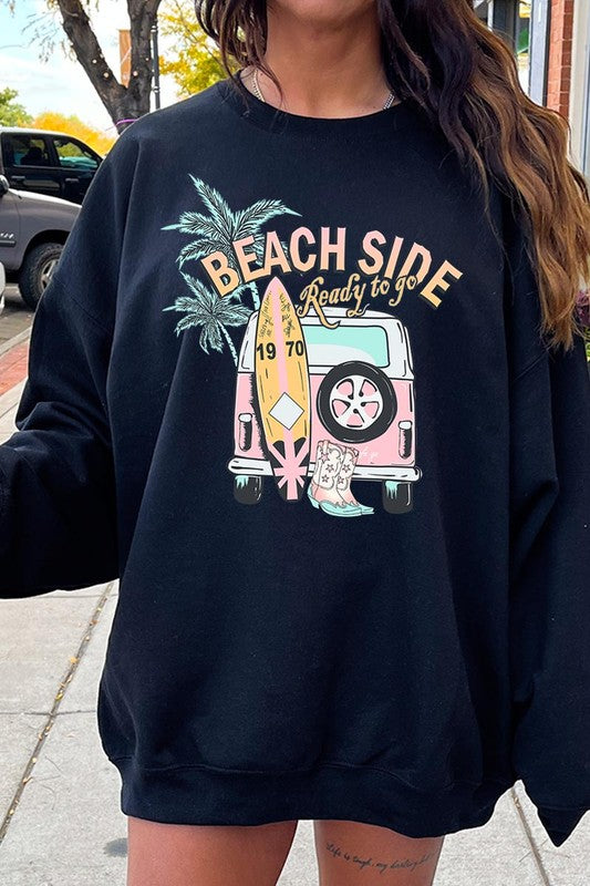 beach sweatshirt