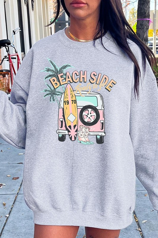 beach sweatshirt