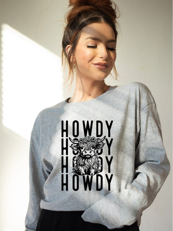 Howdy Cow Sweatshirt