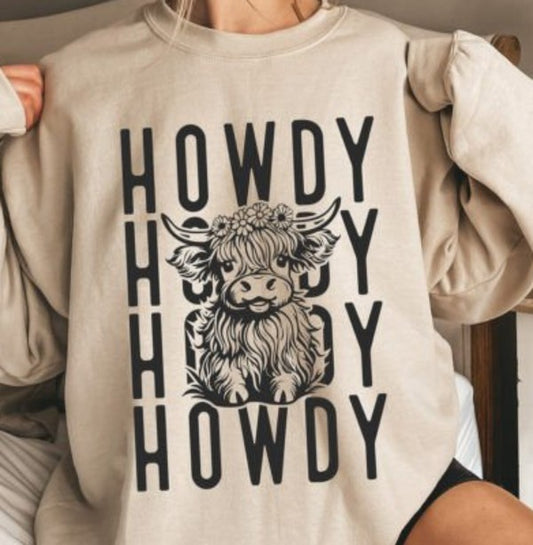 Howdy Cow Sweatshirt