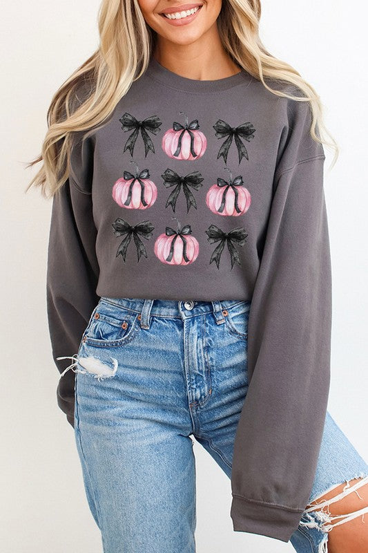 Halloween Pink Bow Sweatshirt