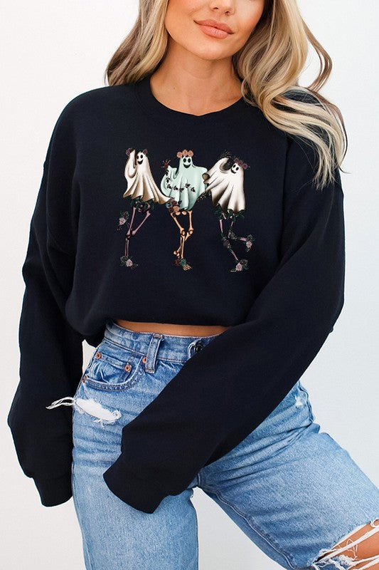 Dancing Floral Ghosts Sweatshirt