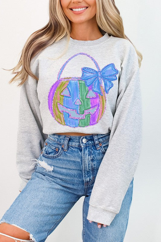 Halloween JakoL Blue Bow Sweatshirt