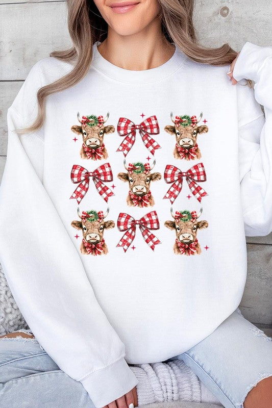 Christmas Highland Cow Sweatshirt